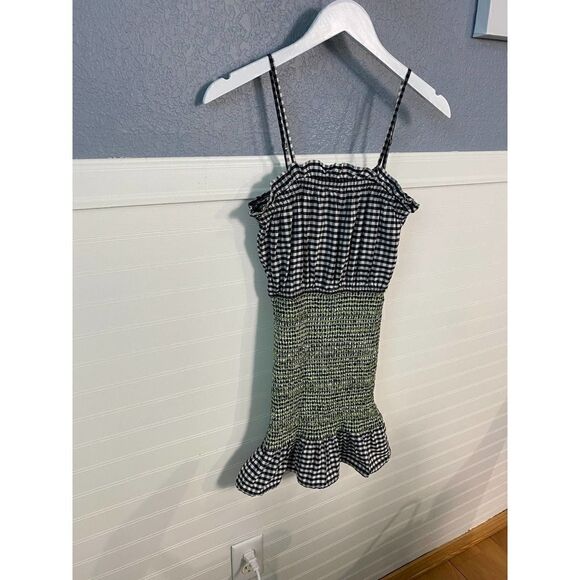 Urban Outfitters  Fremont Smocked  Contrast Stitch Dress New without tags - Picture 8 of 9